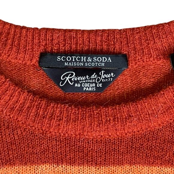 Scotch & Soda Women’s Sz M Rainbow Stripe Sweater Crewneck Pullover - Picture 4 of 12